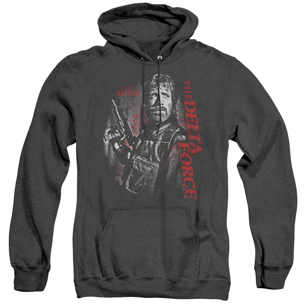 Delta Force Black Ops Heather Mens Hoodie Black