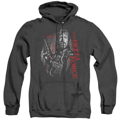 Delta Force Black Ops Heather Mens Hoodie Black