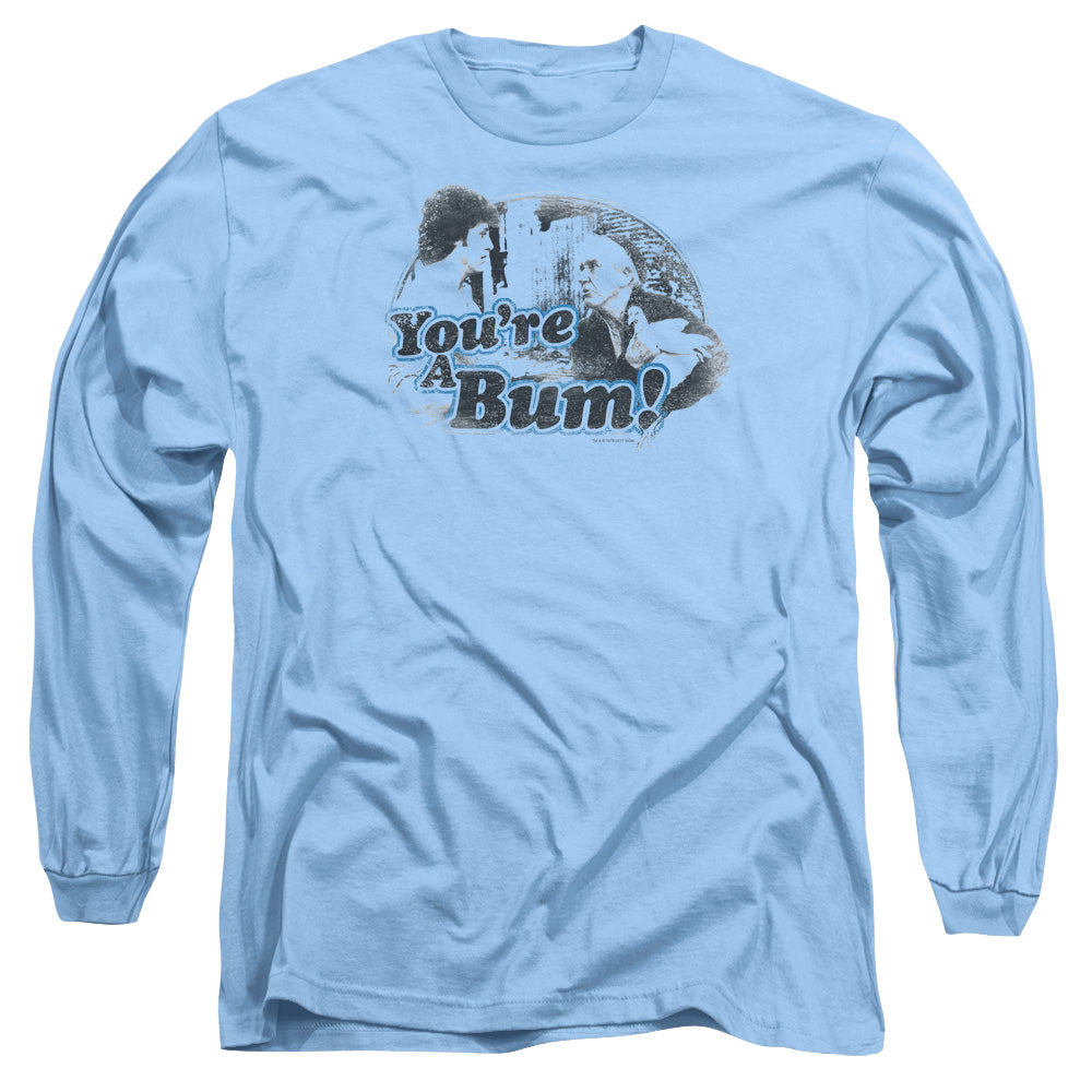 Rocky Youre A Bum Mens Long Sleeve Shirt Carolina Blue Officially Licensed