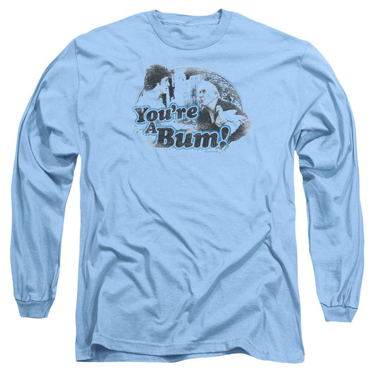 Rocky You're A Bum! Mens Long Sleeve Shirt Carolina Blue