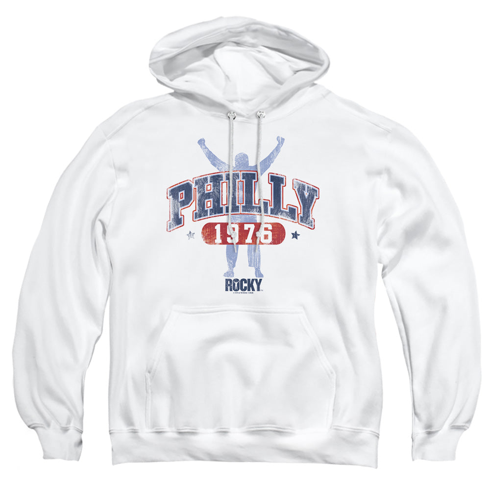 Rocky Philly 1976 Mens Hoodie White