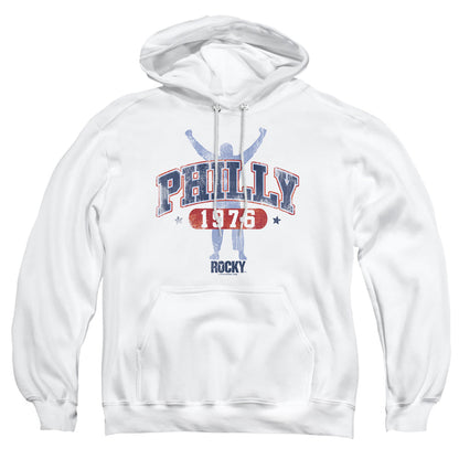 Rocky Philly 1976 Mens Hoodie White