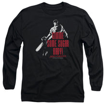 Load image into Gallery viewer, Army Of Darkness Sugar Mens Long Sleeve Shirt Black
