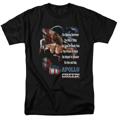 Rocky Ii The One And Only Mens T Shirt Black
