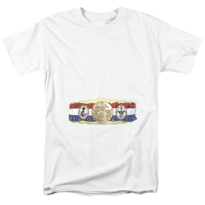 Rocky Championship Belt(Bottom Front) Mens T Shirt White