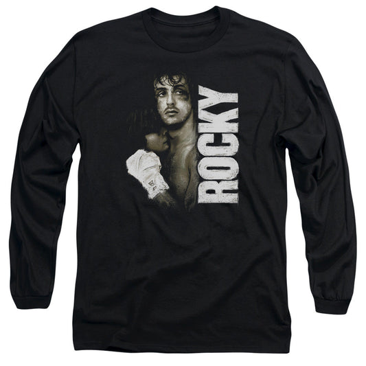 Rocky Painted Rocky Mens Long Sleeve Shirt Black Officially Licensed
