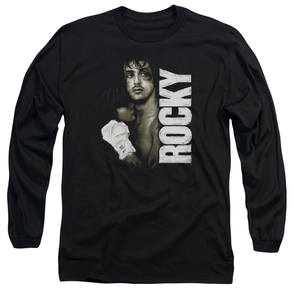 Rocky Painted Rocky Mens Long Sleeve Shirt Black Officially Licensed