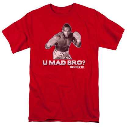 Rocky Iii U Mad Bro Mens T Shirt Red