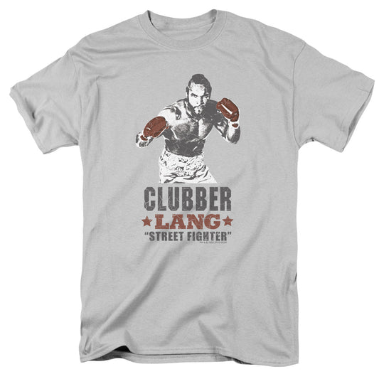Rocky III Clubber Mens T Shirt Silver