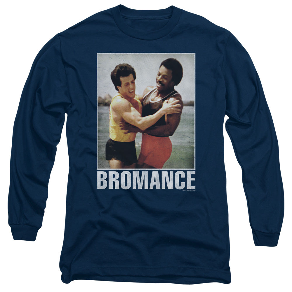 Rocky Bromance Mens Long Sleeve Shirt Navy Officially Licensed