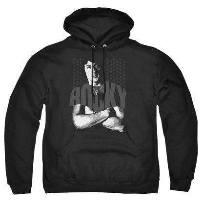 Rocky Shirt Mens Hoodie Black