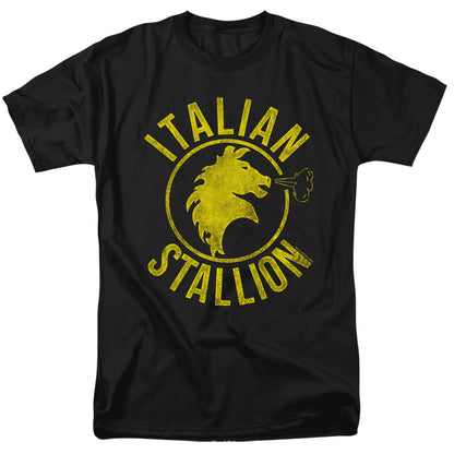 Rocky Italian Stallion Horse Mens T Shirt Black