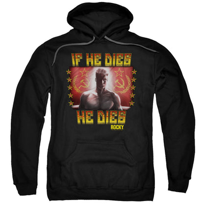 Rocky IV Condolences Mens Hoodie Black