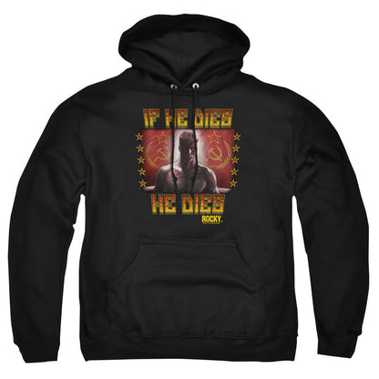 Rocky Iv Condolences Mens Hoodie Black