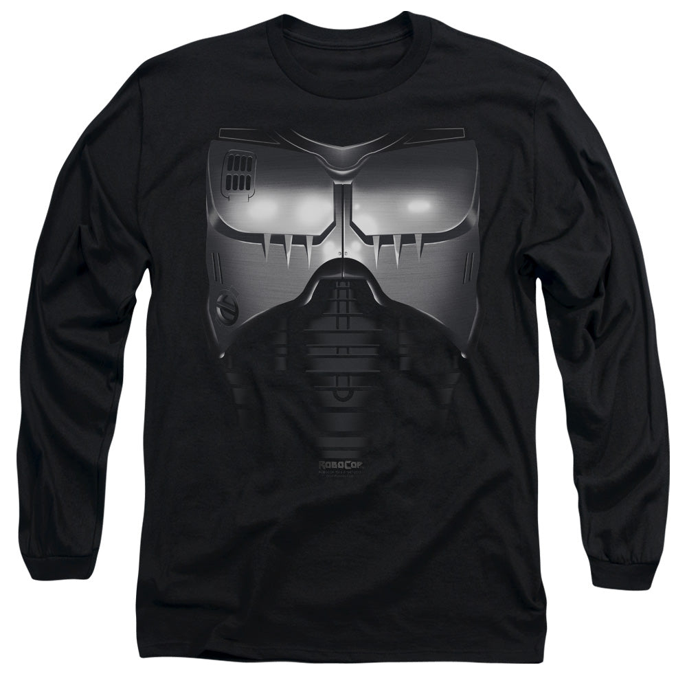 Robocop Robo Armor Mens Long Sleeve Shirt Black Officially Licensed