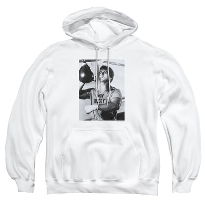 Rocky Square Mens Hoodie White