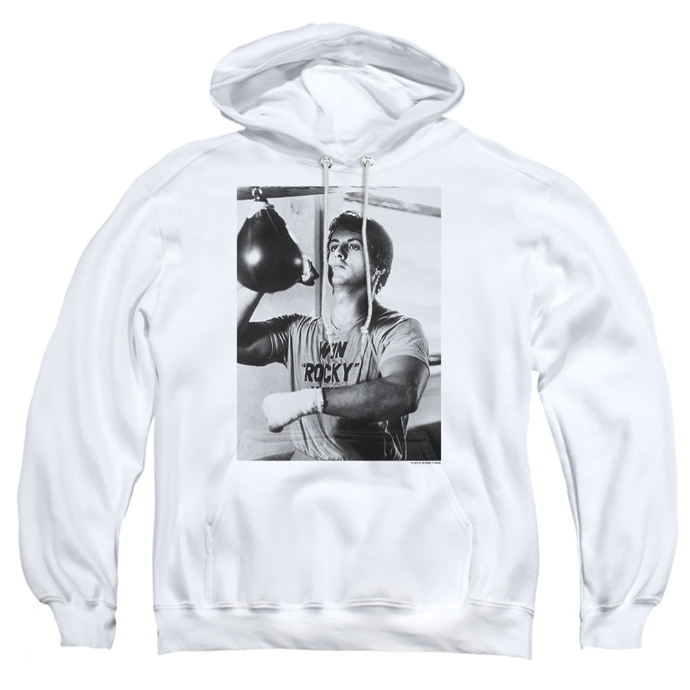 Rocky Square Mens Hoodie White