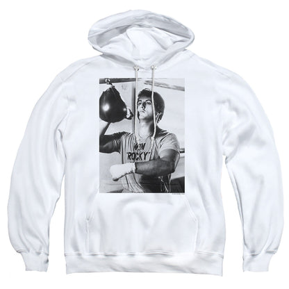 Rocky Square Mens Hoodie White