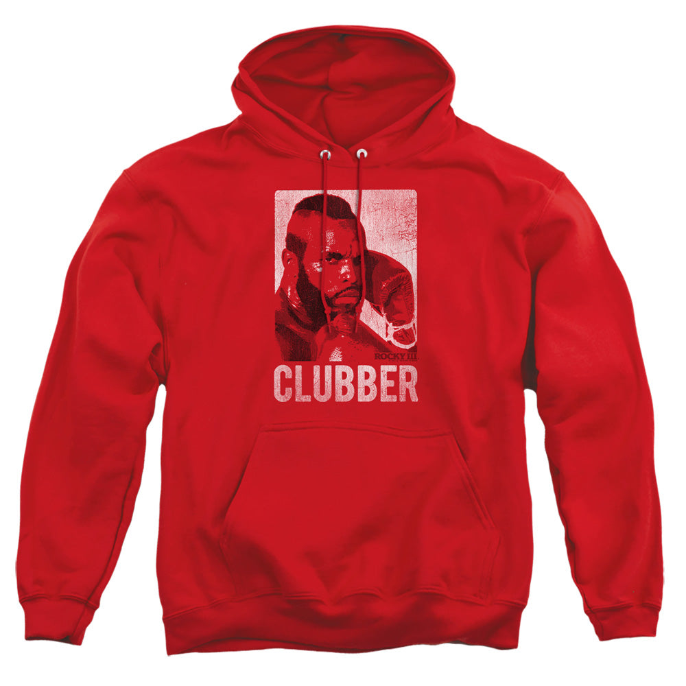 Rocky Iii Clubber Lang Mens Hoodie Red