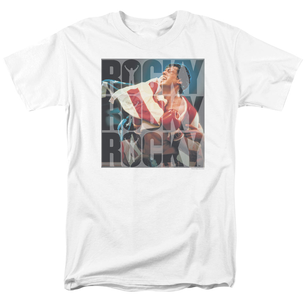 Rocky Chant Mens T Shirt White