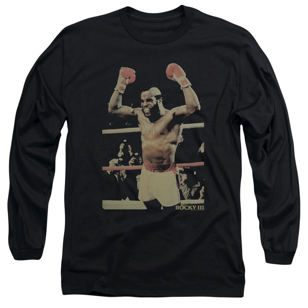 Rocky III Clubber Mens Long Sleeve Shirt Black
