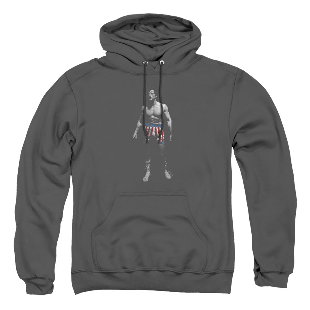 Rocky Stand Alone Mens Hoodie Charcoal