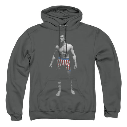 Rocky Stand Alone Mens Hoodie Charcoal