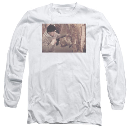 Rocky Meat Locker Mens Long Sleeve Shirt White Officially Licensed