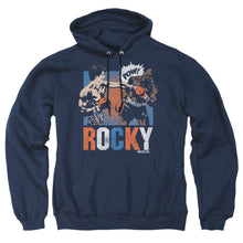 Load image into Gallery viewer, Rocky Rocky Pow Mens Hoodie Navy
