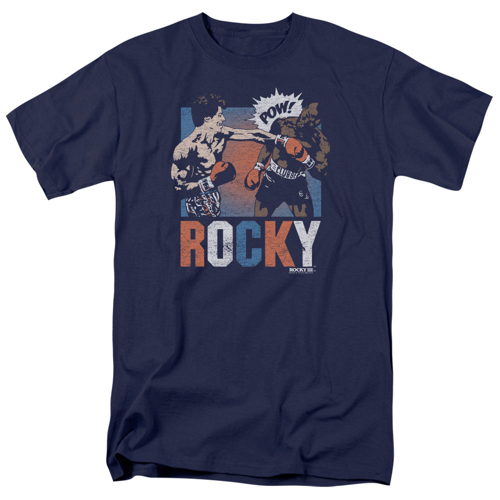Rocky Rocky Pow Mens T Shirt Navy