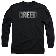 Load image into Gallery viewer, Creed Logo Mens Long Sleeve Shirt Black Officially Licensed

