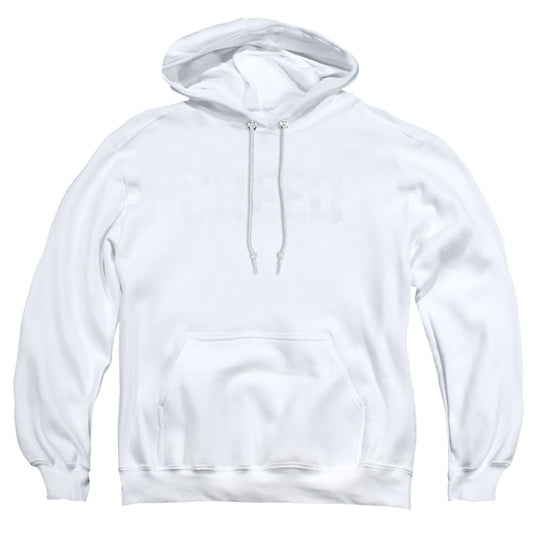 Creed Cracked Logo Mens Hoodie White