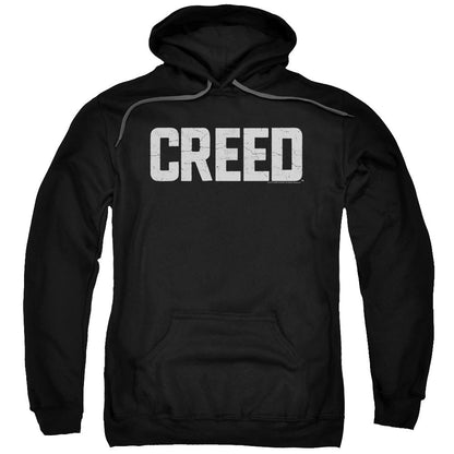 Creed Cracked Logo Mens Hoodie Black