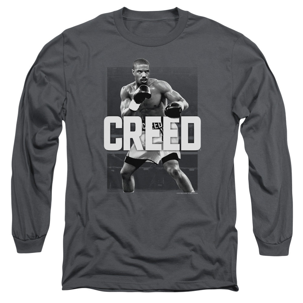 Creed Final Round Mens Long Sleeve Shirt Charcoal Officially Licensed
