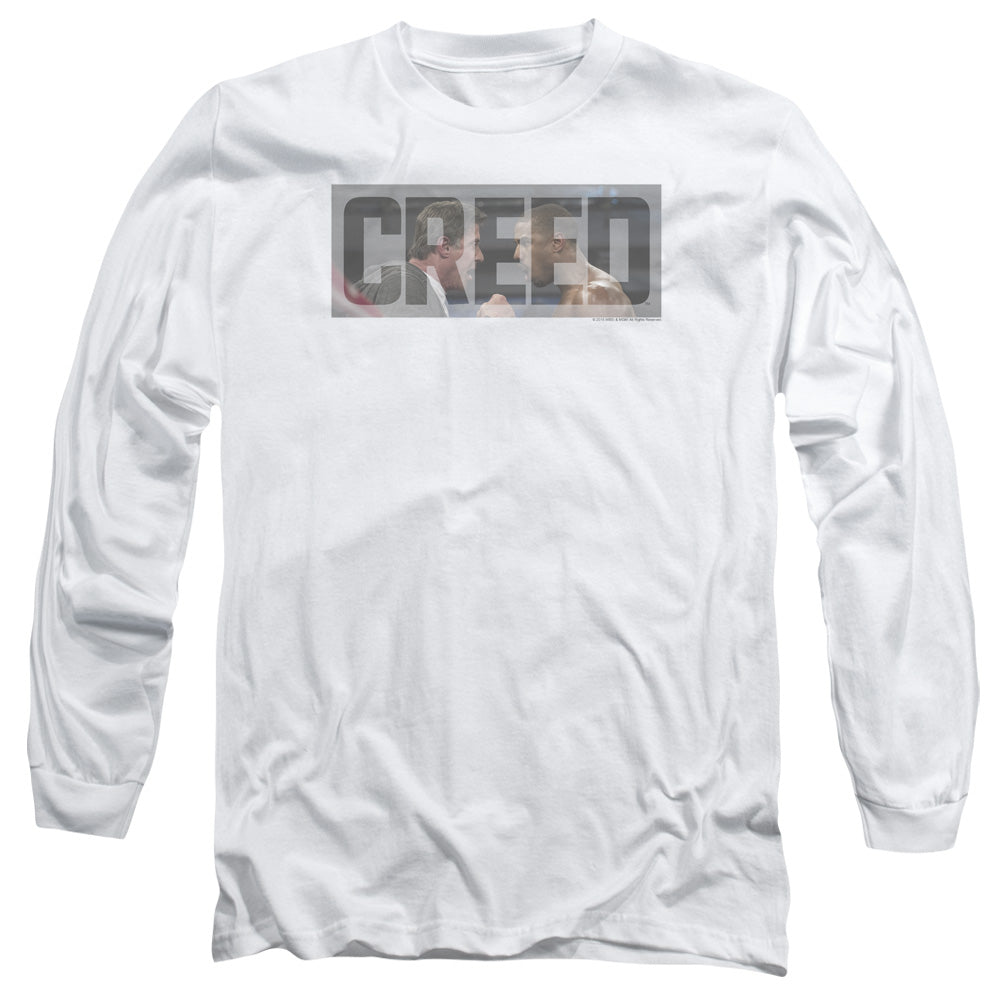 Creed Pep Talk Mens Long Sleeve Shirt White Officially Licensed