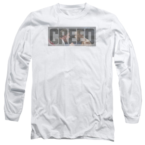 Creed Pep Talk Mens Long Sleeve Shirt White