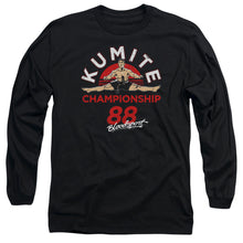 Load image into Gallery viewer, Bloodsport Championship 88 Mens Long Sleeve Shirt Black Officially Licensed
