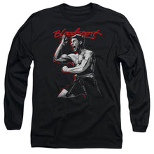 Load image into Gallery viewer, Bloodsport Loud Mouth Mens Long Sleeve Shirt Black
