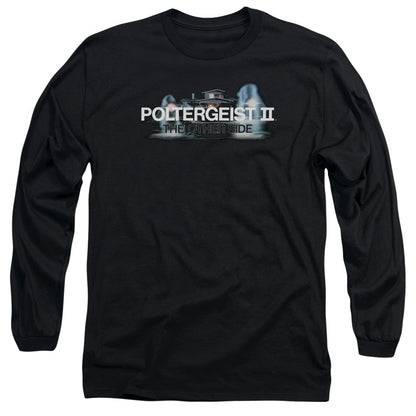Poltergeist Ii Logo Mens Long Sleeve Shirt Black