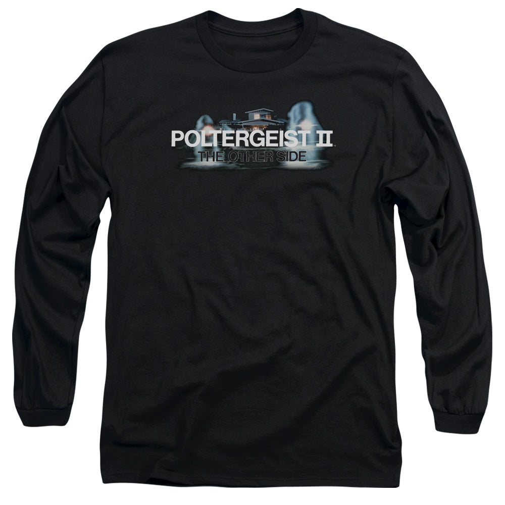 Poltergeist Ii Logo Mens Long Sleeve Shirt Black
