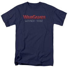 Load image into Gallery viewer, Wargames No Winners Mens T Shirt Navy
