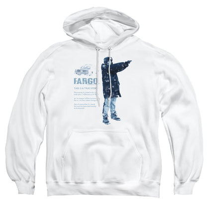 Fargo This Is A True Story Mens Hoodie White