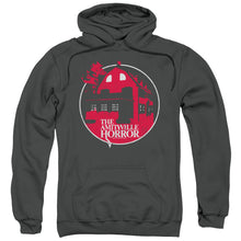Load image into Gallery viewer, Amityville Horror Red House Mens Hoodie Charcoal
