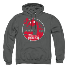 Load image into Gallery viewer, Amityville Horror Red House Mens Hoodie Charcoal
