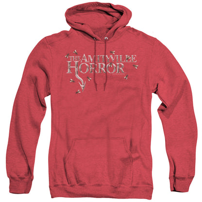 Amityville Horror Flies Heather Mens Hoodie Red