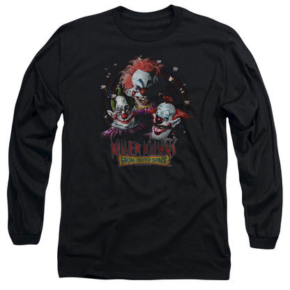 Killer Klowns From Outer Space Killer Klowns Mens Long Sleeve Shirt Black Officially Licensed