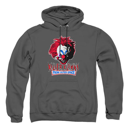 Killer Klowns From Outer Space Rough Clown Mens Hoodie Charcoal