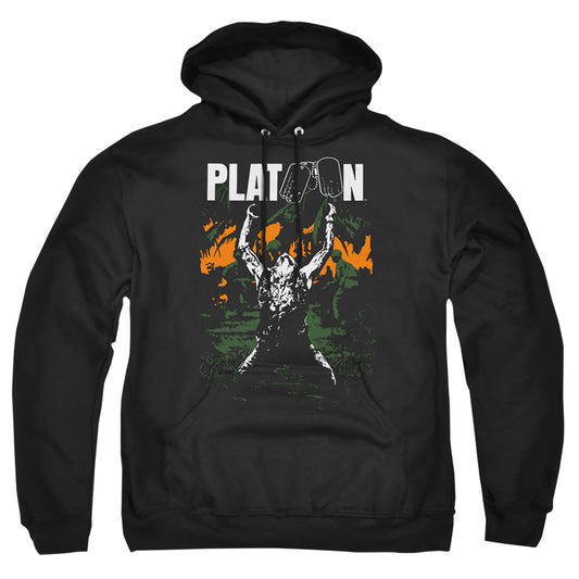 Platoon Graphic Mens Hoodie Black