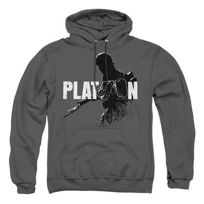 Platoon Shadow Of War Mens Hoodie Charcoal