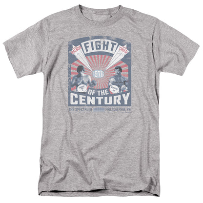 Rocky Balboa Creed Fight Poster Mens T Shirt Athletic Heather